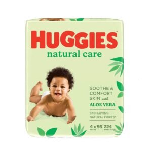 Huggies Natural Care, Baby Wipes - 12 Packs (672 Wipes Total) - Hypoallergenic with no alcohol